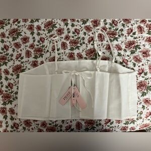 NWT Victoria’s Secret Swim Collection Cover Up Top with Adjustable Straps & Tie